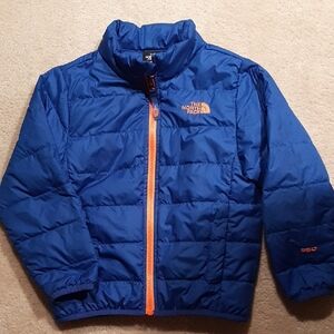 The North Face Kids PufferXXS (5) Jacket in Blue and Orange